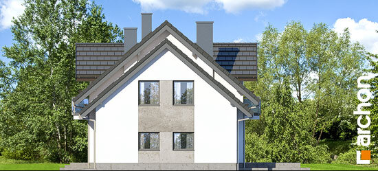 Проєкт будинку Будинок в рододендронах 26 (Г2) - З мансардним поверхом дома в Україні