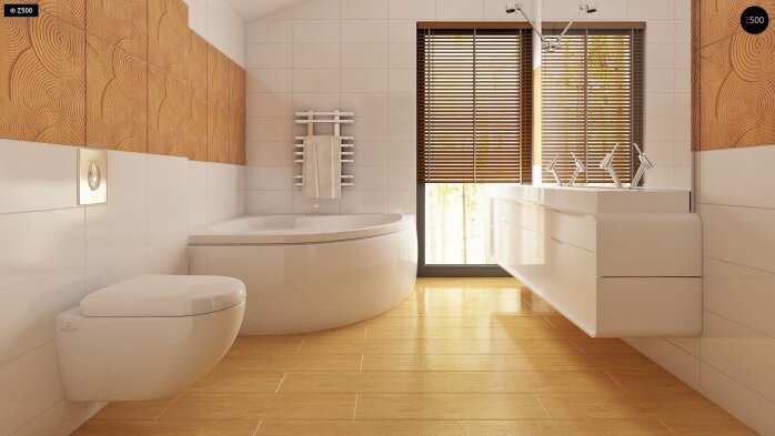 Проєкт будинку Ux40 - З мансардним поверхом дома в Україні