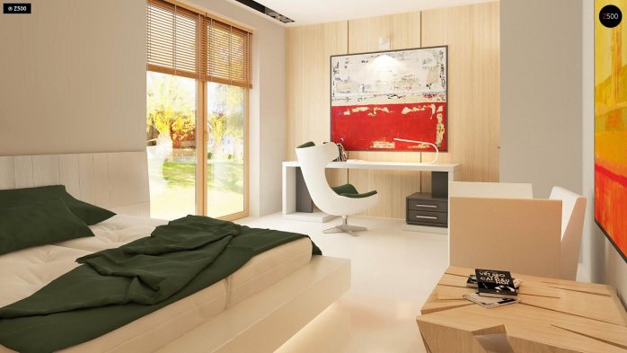 Проект дома Ux49 minus - 16 Одноэтажные дома в Украине