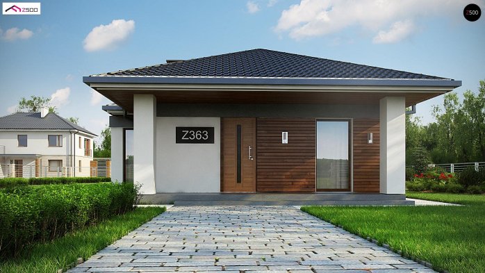 Проєкт будинку U363 - Одноповерхові дома в Україні