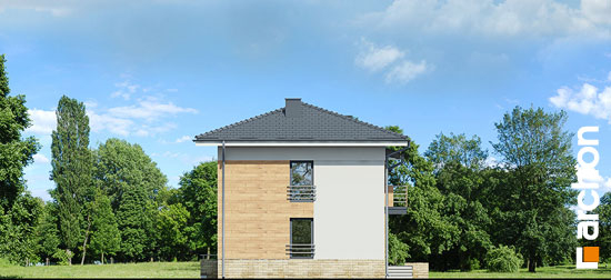 Проект дома Дом в мирте 3 (B) вер.3 - 4 Двухэтажные дома в Украине