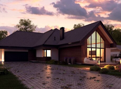 Проєкт будинку U402 B+