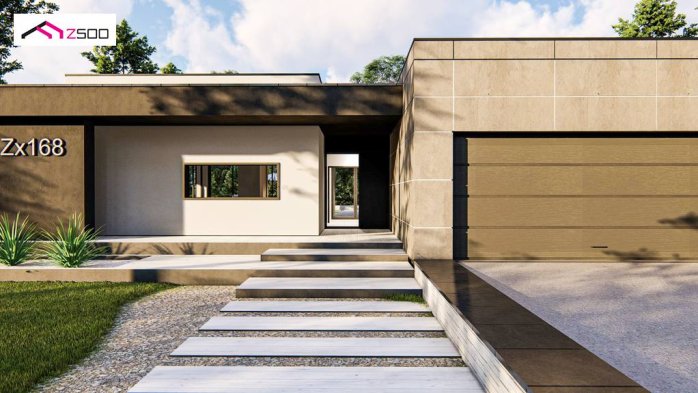 Проект дома Ux168 - 6 Одноэтажные дома в Украине