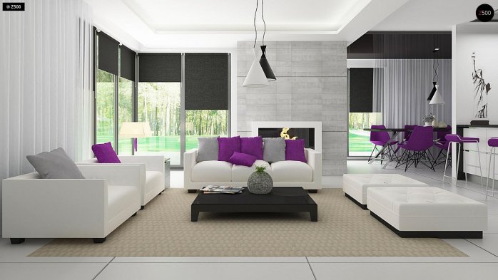 Проєкт будинку Ux65 + - Одноповерхові дома в Україні