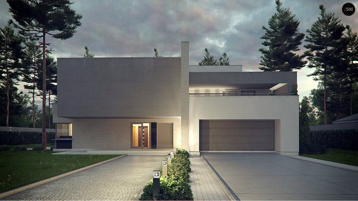 Проєкт будинку Ux127 - Двоповерхові дома в Україні