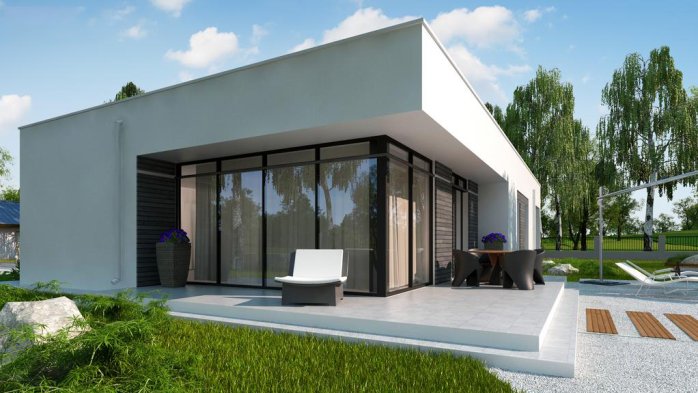 Проєкт будинку Ux35 GL - Одноповерхові дома в Україні