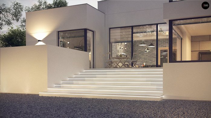 Проєкт будинку Ux140 - Двоповерхові дома в Україні