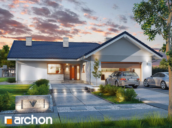 Проект одноповерхового будинку із 4 спальнями 2309