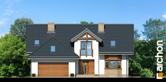 Проєкт будинку Будинок в калатеях 8 (Г2) - З мансардним поверхом дома в Україні