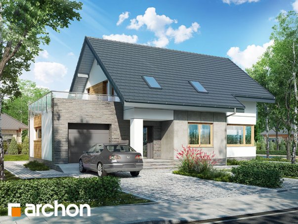 Проєкт будинку Будинок в глостерах - З мансардним поверхом дома в Україні