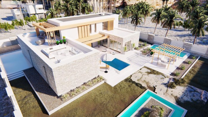 Проект дома Ux218 v1 - 3 Двухэтажные дома в Украине