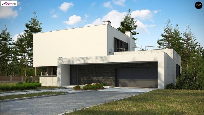 Проект дома Ux130 - 1 Двухэтажные дома в Украине