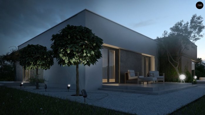 Проєкт будинку Ux101 - Одноповерхові дома в Україні