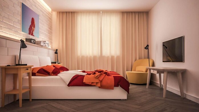 Проект дома Uu230 - 18 С мансардным этажом дома в Украине