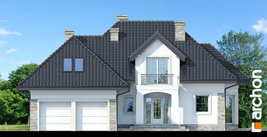 Проект дома Дом в гибискусе вер.2 - 3 С мансардным этажом дома в Украине