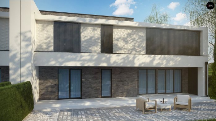 Проєкт будинку Ub16 - Двоповерхові дома в Україні