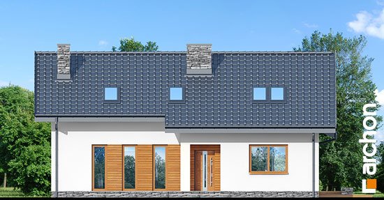 Проект дома Дом в первоцветах (в) - 3 С мансардным этажом дома в Украине