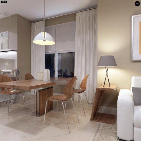 Проєкт будинку U102 - З мансардним поверхом дома в Україні