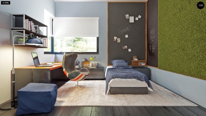 Проєкт будинку Ux63 C - Двоповерхові дома в Україні