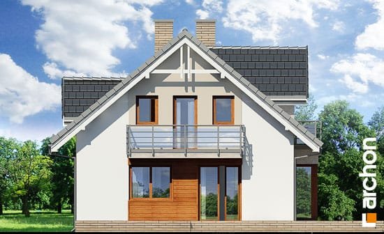 Проект дома Дом в рододендронах 5 (ВH) - 6 С мансардным этажом дома в Украине
