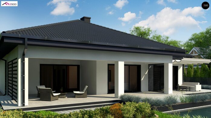 Проєкт будинку U441 - Одноповерхові дома в Україні