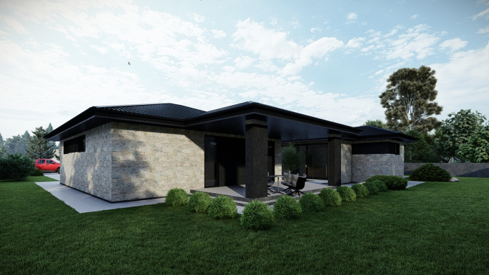 Проєкт будинку DBT 563 - Одноповерхові дома в Україні