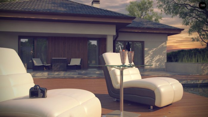 Проект дома U289 - 9 Одноэтажные дома в Украине