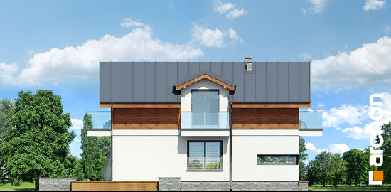 Проект дома Дом в буддлеях вер.3 - 5 С мансардным этажом дома в Украине