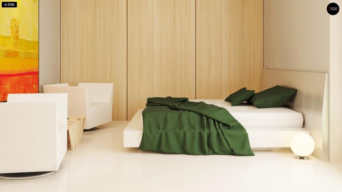 Проект дома Ux49 minus - 15 Одноэтажные дома в Украине