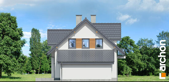 Проект дома Дом в солодках (Г) вер.2 - 4 С мансардным этажом дома в Украине