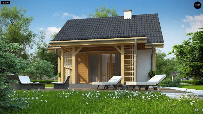 Проект дома U352 - 5 Одноэтажные дома в Украине