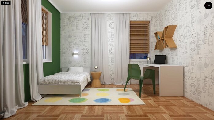 Проєкт будинку U191 - Одноповерхові дома в Україні