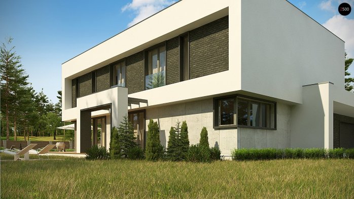 Проект дома Ux130 - 10 Двухэтажные дома в Украине