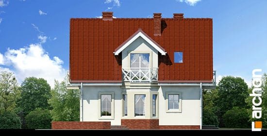Проект дома Дом в рододендронах вер.2 - 5 С мансардным этажом дома в Украине