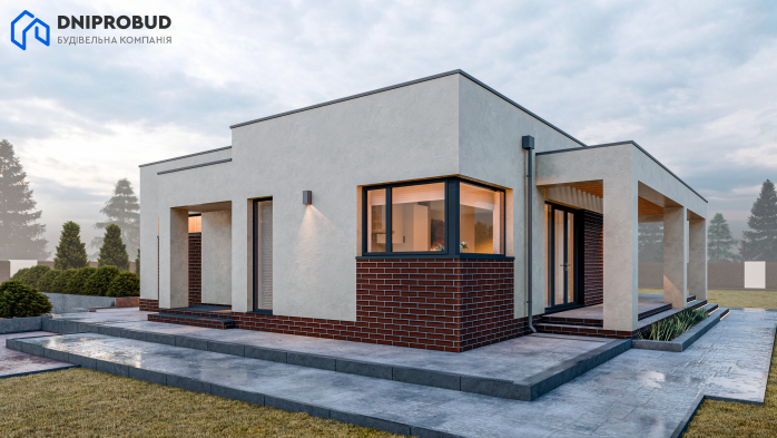 Проєкт будинку DB 52 - Одноповерхові дома в Україні