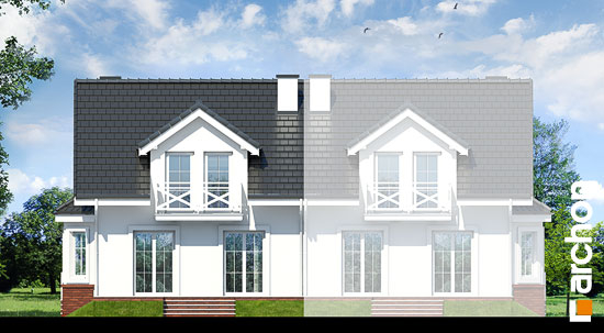 Проєкт будинку Будинок в ясменнику вер.2 - З мансардним поверхом дома в Україні