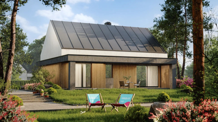 Проект дома U507 - 3 Одноэтажные дома в Украине