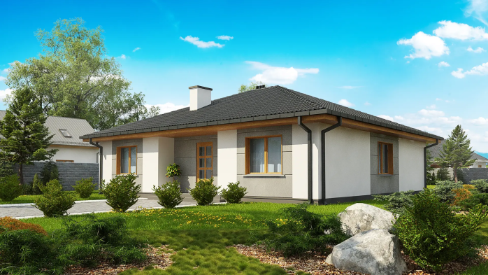 Проєкт будинку U67 A - Одноповерхові дома в Україні