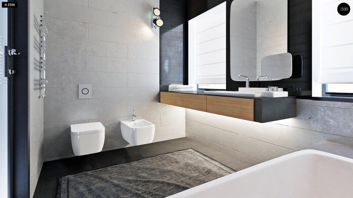 Проєкт будинку Ux63 C - Двоповерхові дома в Україні