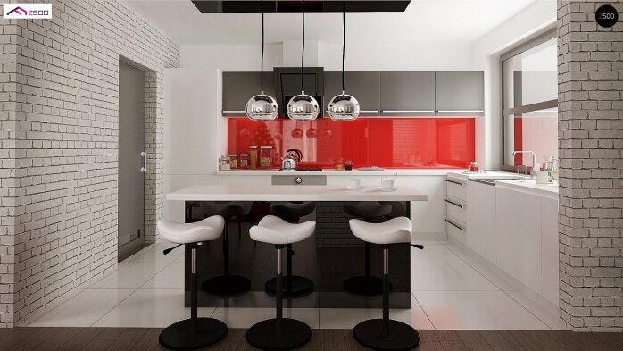 Проєкт будинку Ux96 - Одноповерхові дома в Україні