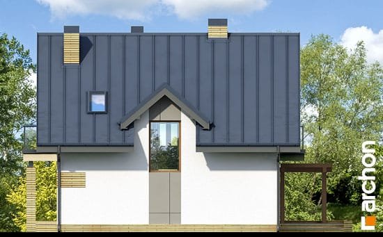 Проект дома Дом в рододендронах (Н) вер.2 - 4 С мансардным этажом дома в Украине