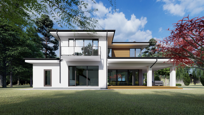 Проєкт будинку DBT 181 - Двоповерхові дома в Україні