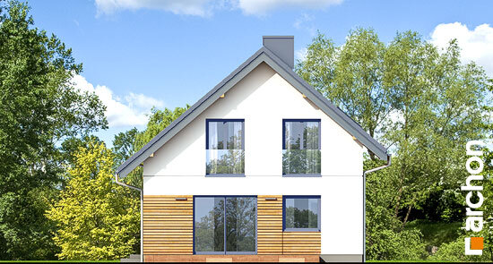 Проект дома Дом в лиголях - 6 С мансардным этажом дома в Украине