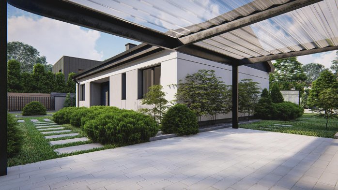 Проєкт будинку U512 - Одноповерхові дома в Україні