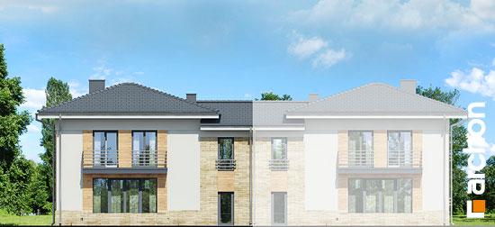 Проект дома Дом в мирте 3 (B) вер.3 - 6 Двухэтажные дома в Украине