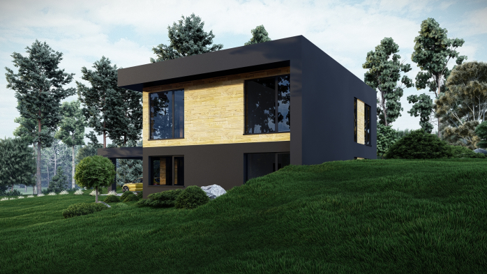 Проєкт будинку DBT 556 - Двоповерхові дома в Україні