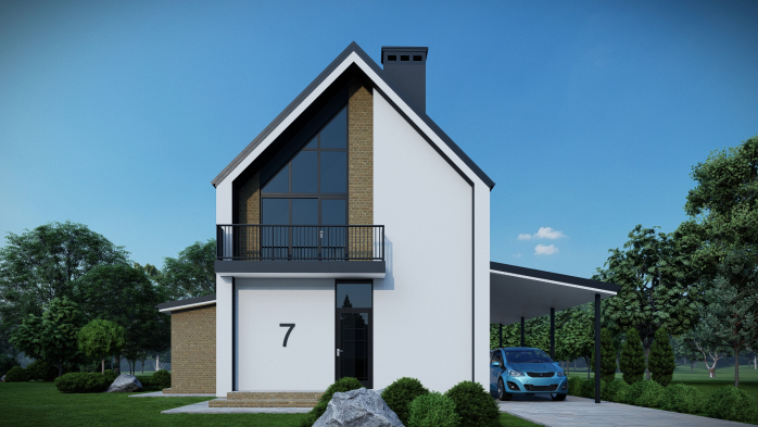 Проєкт будинку DBT 633-2 - Двоповерхові дома в Україні