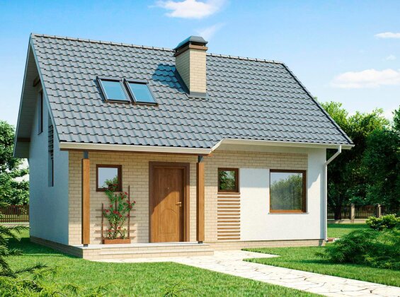 Проект будинку з мансардою z71 s