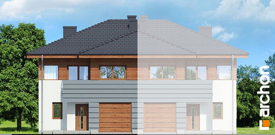 Проєкт будинку Вілла Юлія (Б) вер.3 - Двоповерхові дома в Україні