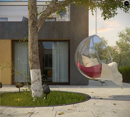 Проект дома Ux45 - 20 Двухэтажные дома в Украине